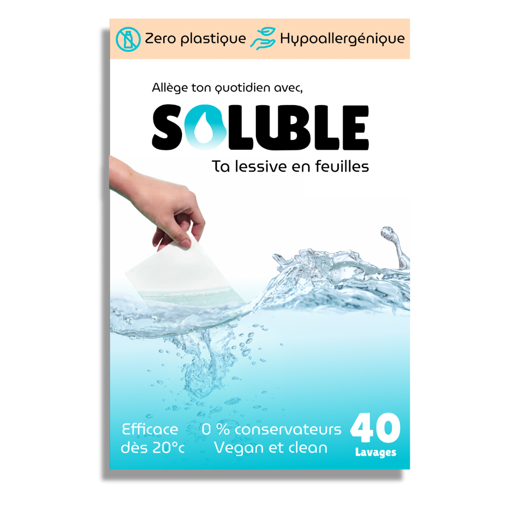 Lessive en feuille Soluble®